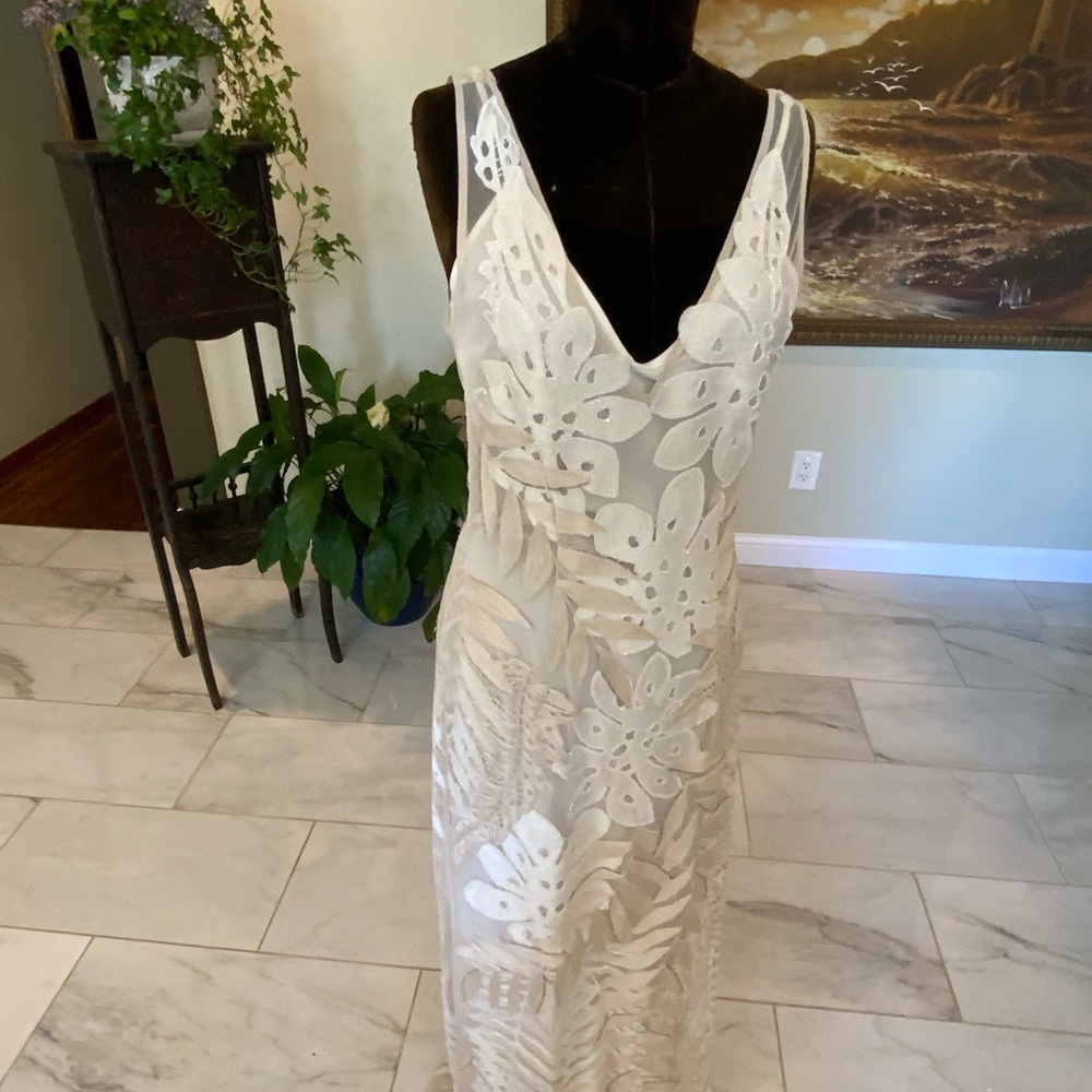 Victorian bhldn  wedding dress